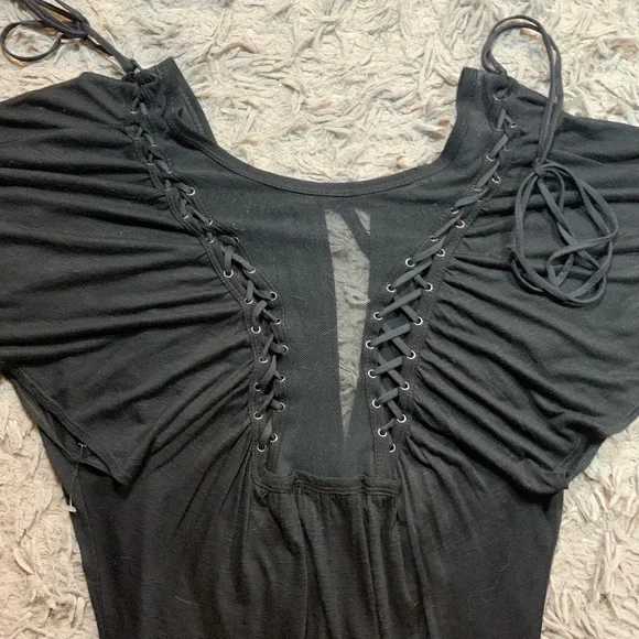 B Salvage “Seek and Destroy” mesh back mini dress - Picture 3 of 5